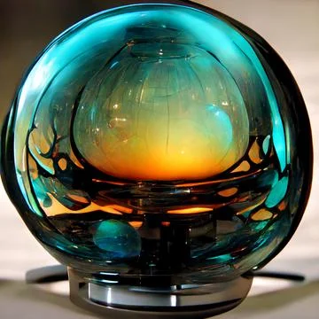 Glass Orb Stock Illustration