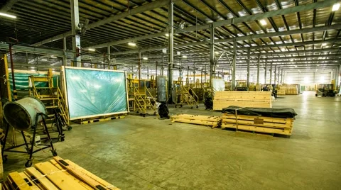 Glass Packaging Before Transportation Timelapse Stock Footage 62843175