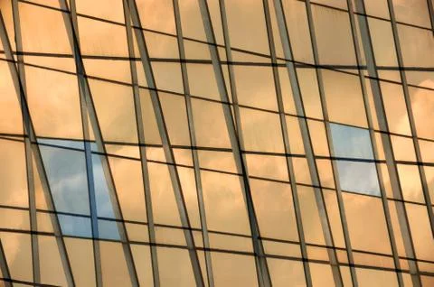 Glass panel facade windows background Stock-Fotos