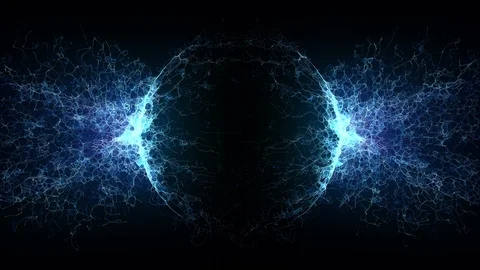 Glass Particles Rings 스톡 동영상 98439036