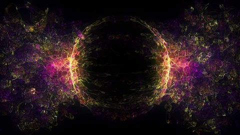 Glass Particles Rings 스톡 동영상 98439047
