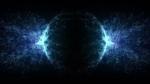 Glass Particles Rings 스톡 동영상 98439063