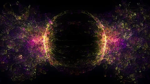 Glass Particles Rings 스톡 동영상 98439079