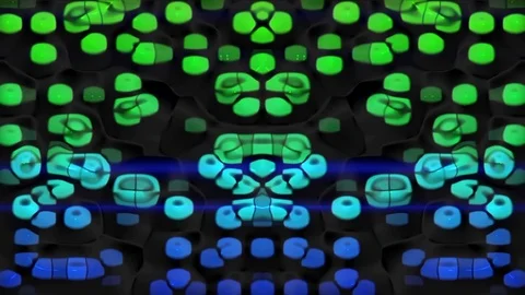 Glass Pattern Club Visual Animation Backround Video stock 116672680
