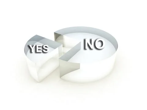 Glass Pie Chart Stock Illustration