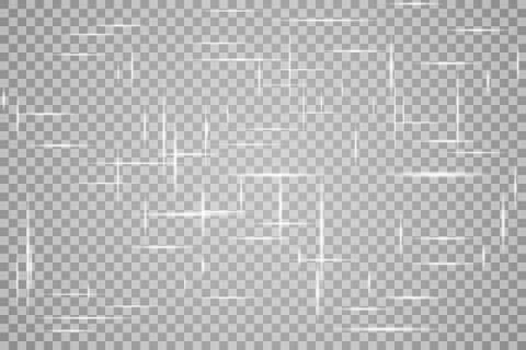 Glass plates are installed. Vector glass banners on a transparent background Stock-Illustration