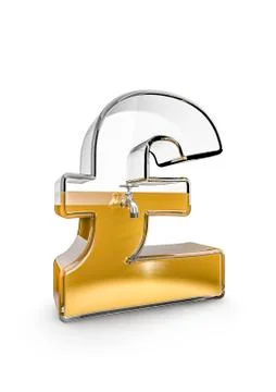 Glass pound Illustrazione stock