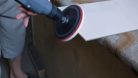 Glass processing grinding wheel Video stock 93735516