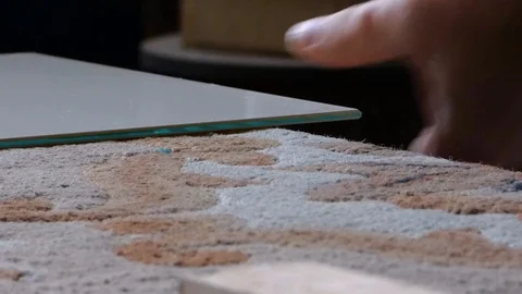 Glass processing grinding wheel Stock Footage 93735522