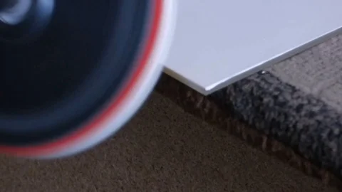 Glass processing grinding wheel Stock Footage 93735523