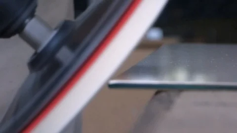 Glass processing grinding wheel Video stock 93735528