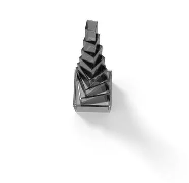 Glass pyramid Stock Illustration