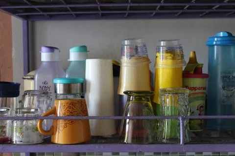 GLASS RACK Stockfoto's