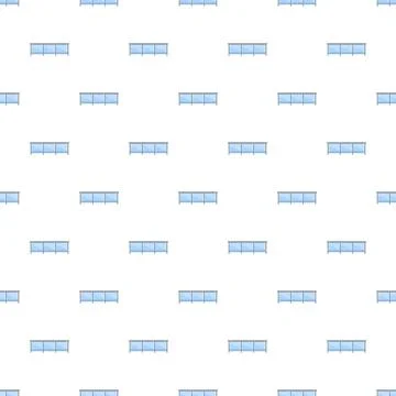 Glass railing pattern creating modern seamless architectural background イラスト素材