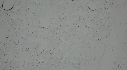 Glass Raindrops Stock Footage 681497