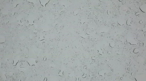 Glass Raindrops Stock Footage 682124