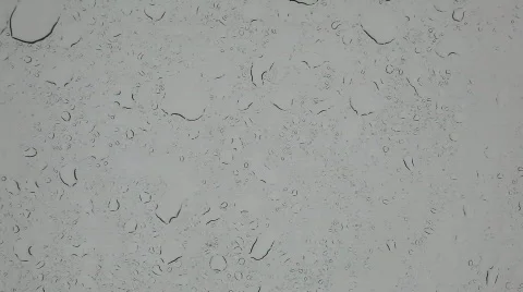 Glass Raindrops Stock Footage 682135