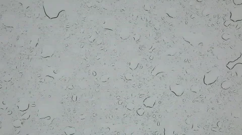 Glass Raindrops Stock Footage 731690