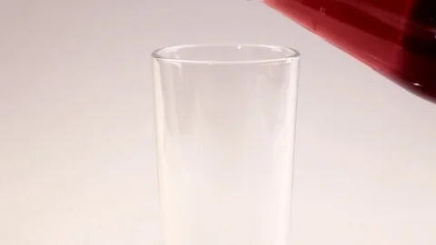 Glass Of Red Soda Stock-Footage 73067749