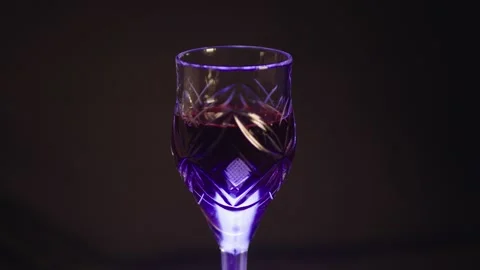 Glass of red wine Stock Footage 130798882