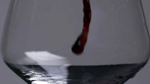 Glass of red wine Stock Footage 133220689
