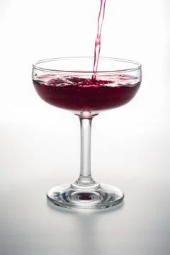 Glass with red wine Stock-Fotos