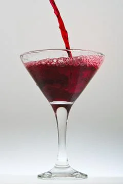 Glass of red wine Stock Photos