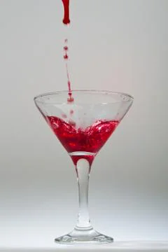 Glass of red wine Stock Photos