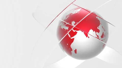 Glass Reflect Red HD Stock Footage 23458941