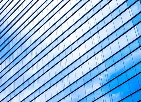 Glass reflected Stock Photos