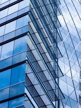 Glass reflected Stock Photos