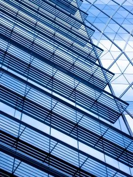 Glass reflected Stock Photos