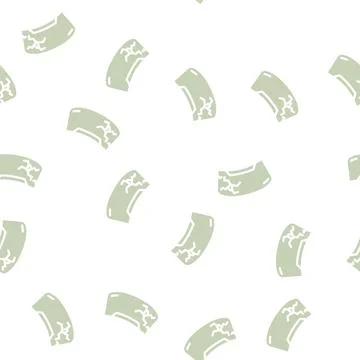 Glass replacement glyph vector seamless pattern Illustrazione stock