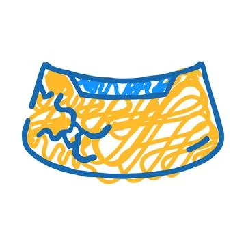 Glass replacement icon doodle illustration Stock Illustration