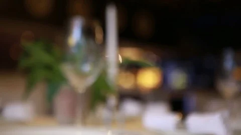The glass in the restaurant Video stock 75425791