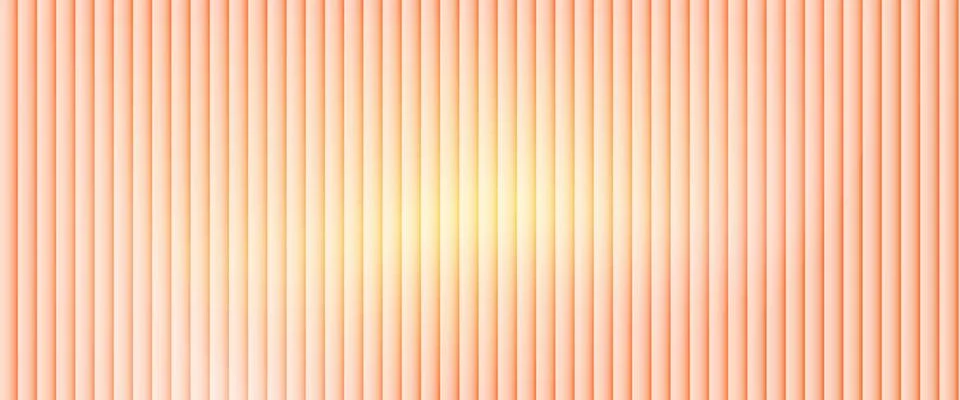 Glass ribbed gradient background and fractal effect. Fluted reeded glass texture Illustrazione stock