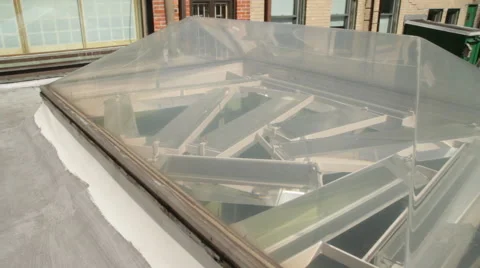 Glass Rooftop Stock Footage 40805525