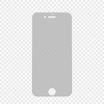 Glass screen protector Illustrazione stock
