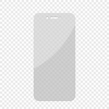Glass screen protector Illustrazione stock