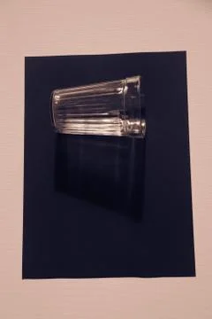 Glass shadow Foto stock