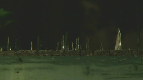 Glass Shards Element Stock Footage 652887