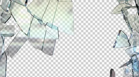 Glass shatter face Video stock 41506394