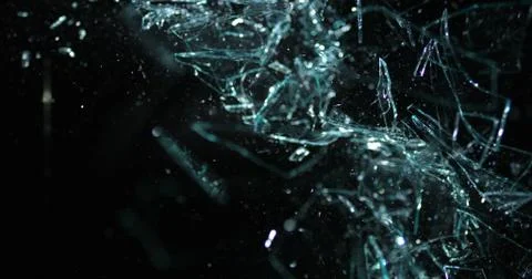 Glass Shattering 2 Stock Photos