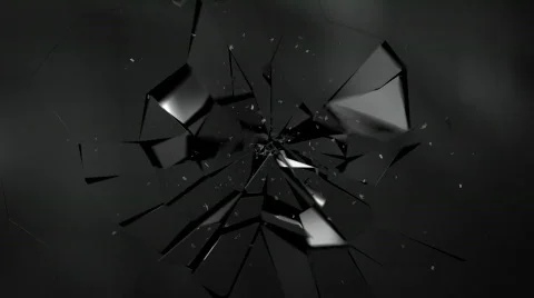 Glass Shatters Explosion Stock Footage