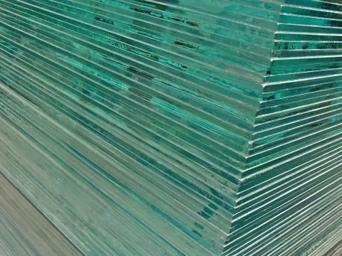 Glass sheets 스톡 사진