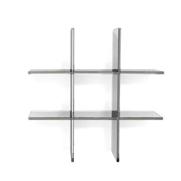 Glass shelfs grid Stock Illustration