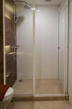 Glass shower Stock Photos