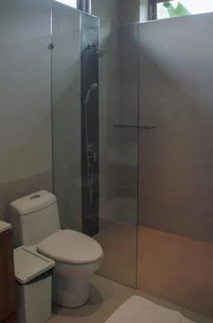 Glass shower Stock Photos