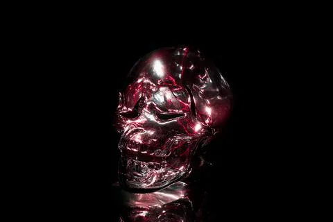 Glass Skull Stock Photos