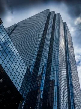 Glass skyscraper building Stock Photos